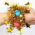thumbnail image 3 of Joernso Christmas Jingle Bell Wristband Tinsel Bracelet Dancing Performance Props Carnival Party Supplies Bell Bangle for Cheering Squad, 3 of 8
