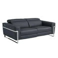 thumbnail image 4 of Titan Furnishings Italian Sofa and Loveseat with Power Recliner in Dark Gray, 4 of 20