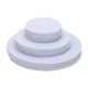thumbnail image 5 of 60 separadores de platos de fieltro redondos para almacenamiento y protección de platos. Blanco 60 piezas, 5 of 9