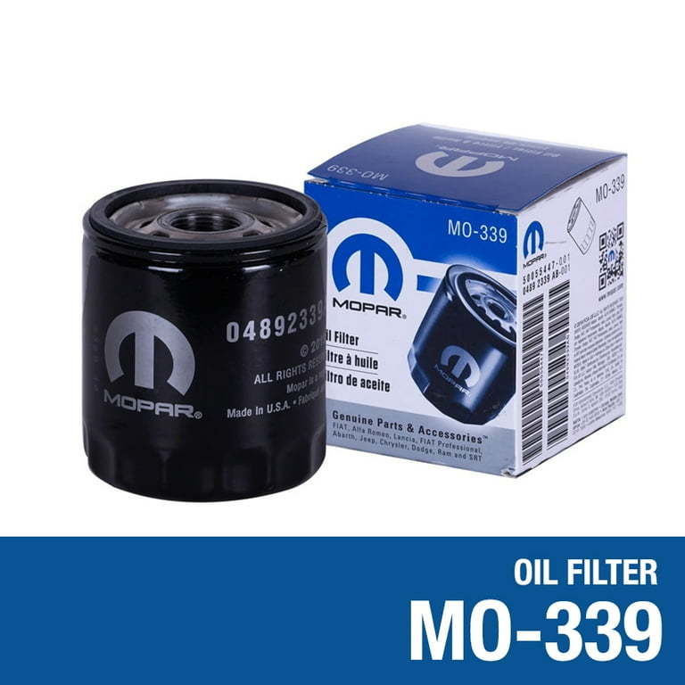 MOPAR MO-339 オイルフィルター 3個セット MOPAR MO-339 OIL FILTER - Walmart.com