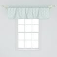 thumbnail image 2 of Ambesonne Moroccan Window Valance, Culture Elements Stars, 54" X 18", Seafoam White, 2 of 3