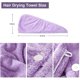 thumbnail image 4 of Toalla de microfibra para secar el cabello, turbante mágico para el cabello con botón, gorro de ducha de baño, toalla de secado rápido para mujeres y niños Ormromra LRWJ091-1, 4 of 7