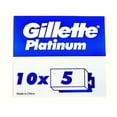 thumbnail image 3 of Navajas Gillette Platinum Double Edge 50 unidades, 3 of 6