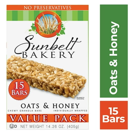 OATS & HONEY CHEWY GRANOLA BARS