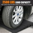 thumbnail image 4 of 2.5" Rise Threshold Ramp for Doorways, 2500 Lbs Load Capacity, Anti-Slip Wheelchair Ramp Portable Wheelchair Ramp for Doorways, Curb, Sweeper, Power Scooters, Bathroom, 4 of 8