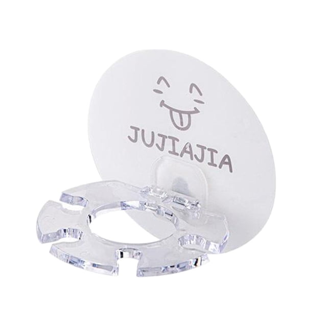 Soporte de cepillo de dientes Baoblaze autoadhesivo para ducha de baño montado en la pared Cuatro ranuras