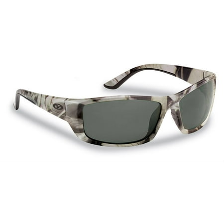 Flying Fisherman Buchanan Polarized Sunglasses, Camo Frame, Smoke (Best Sunglasses For Flying)