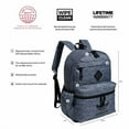 thumbnail image 2 of adidas Originals Trefoil 2.0 Backpack, Jersey Onix Grey, One Size, 2 of 7