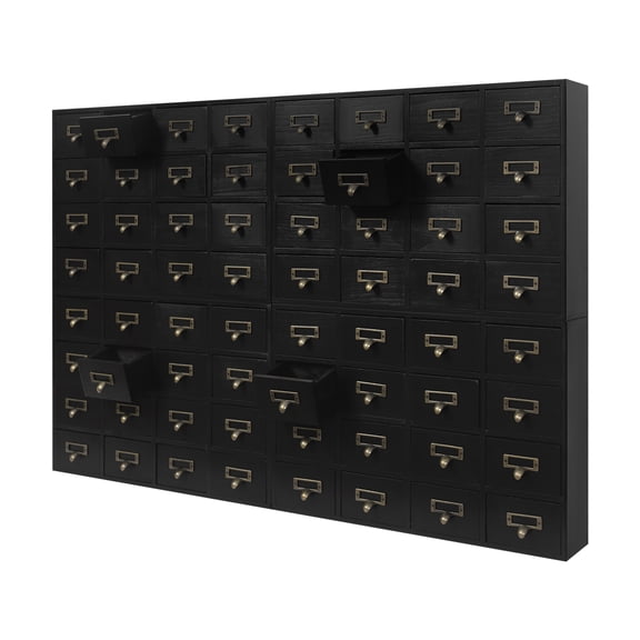Storage Cabinet, 64-Drawer Storage Box, 4 PCS Drawer Cabinets for Office, Porch, Living Room, Study, or Bedroom