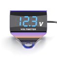 thumbnail image 1 of Motorcycle Dc 10-150v Digital Voltmeter Led Display Waterproof Voltage Tester Battery Moniter Gauge, 1 of 5