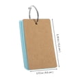 thumbnail image 2 of CATIEBYE 1Set Notecards with Ring Sky Blue Perfect for Memory Flashcards and Office Use, 2 of 5