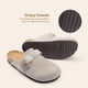 thumbnail image 4 of Zuecos sin cordones grises para mujer DREAM PAIRS con soporte para el arco, 4 of 8