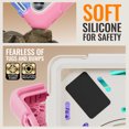 thumbnail image 6 of For Lenovo Tab M11/K11 LTE TB-330FU 11 inch Case, 360 Rotatable Handle Stand, Shoulder Strap, Drop-Proof Design, Colourful Pink, 6 of 7