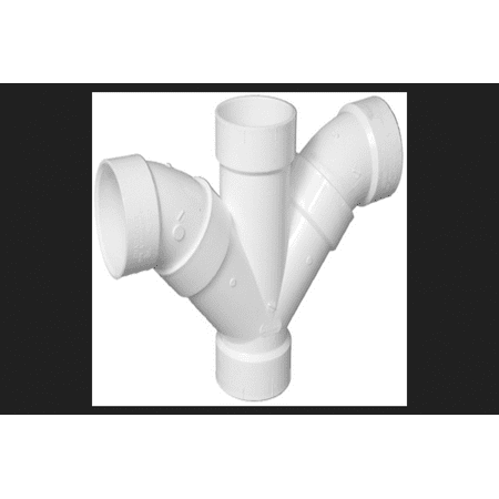 - Charlotte Pipe 4 in. Dia. x Hub x 4 in. Dia. Hub Schedule 40 Wye