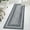 Grey, variant on FairOnly 2'x8' Machine Washable Hallway Runner Rugs Braided Print Non Slip Runner Rugs for Entryway Laundry Room Rug Navy Blue Soft Throw Rugs
