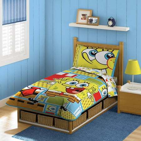 Nickelodeon - SpongeBob 4-Piece Toddler Bedding Set