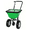 green, variant on GIMMYFIVE Heavy Duty Tow-Behind Broadcast Spreader with Rain Cover, 12 ft Spreading Width, 130/100/80 Lbs