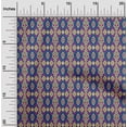 thumbnail image 1 of oneOone Polyester Lycra Fabric Paisley Ikat Printed Fabric 1 Yard 56 Inch Wide, 1 of 4