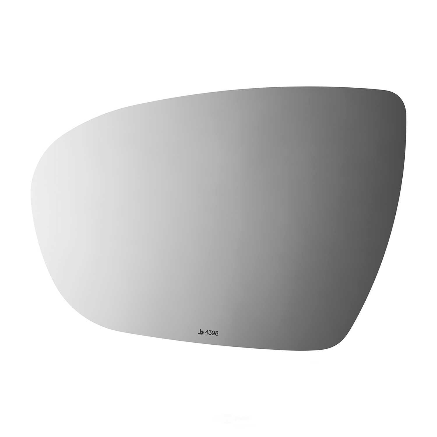 Burco Side View Mirror Replacement Glass - Clear Glass - 4398