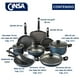 thumbnail image 2 of Batería de Cocina de Aluminio Cinsa Balance de 14 Piezas Azul Metálico, 2 of 5