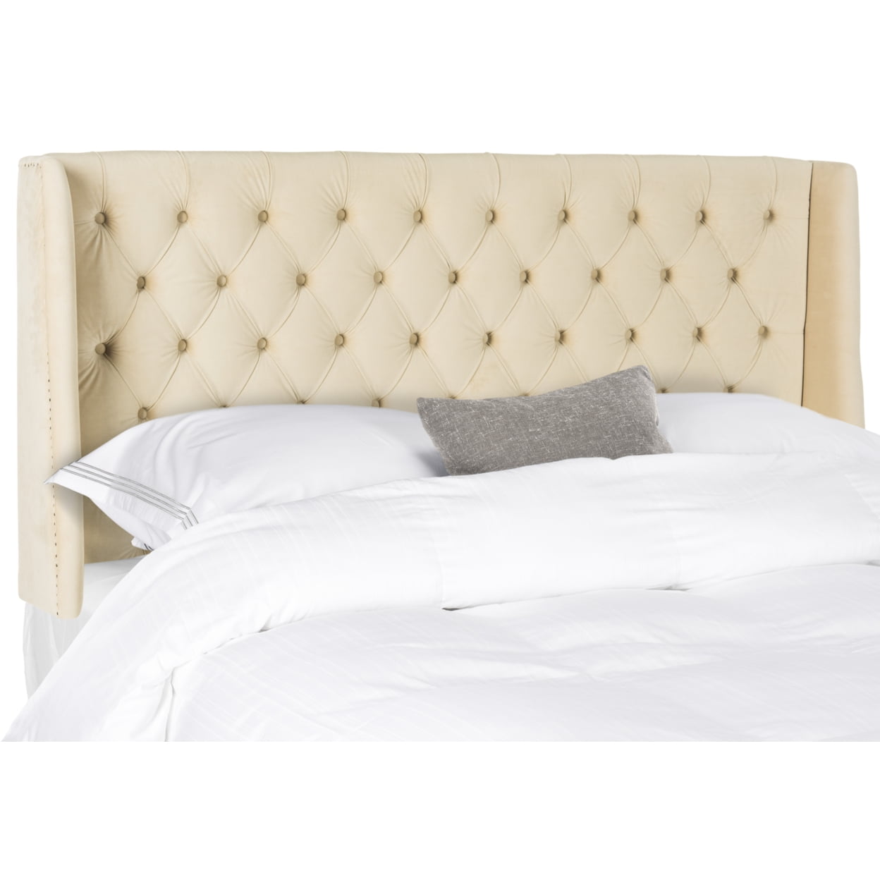 Safavieh Lamar Classic Modern Tufted Headboard, Twin, Buckwheat