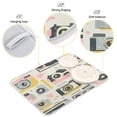 thumbnail image 4 of qxltty Vintage Film Camera Pattern Kitchen Drying Mat Extremely Absorbent Microfiber Dish Mats for Plates Cutlery Pots and Pans 16×18in, 4 of 8