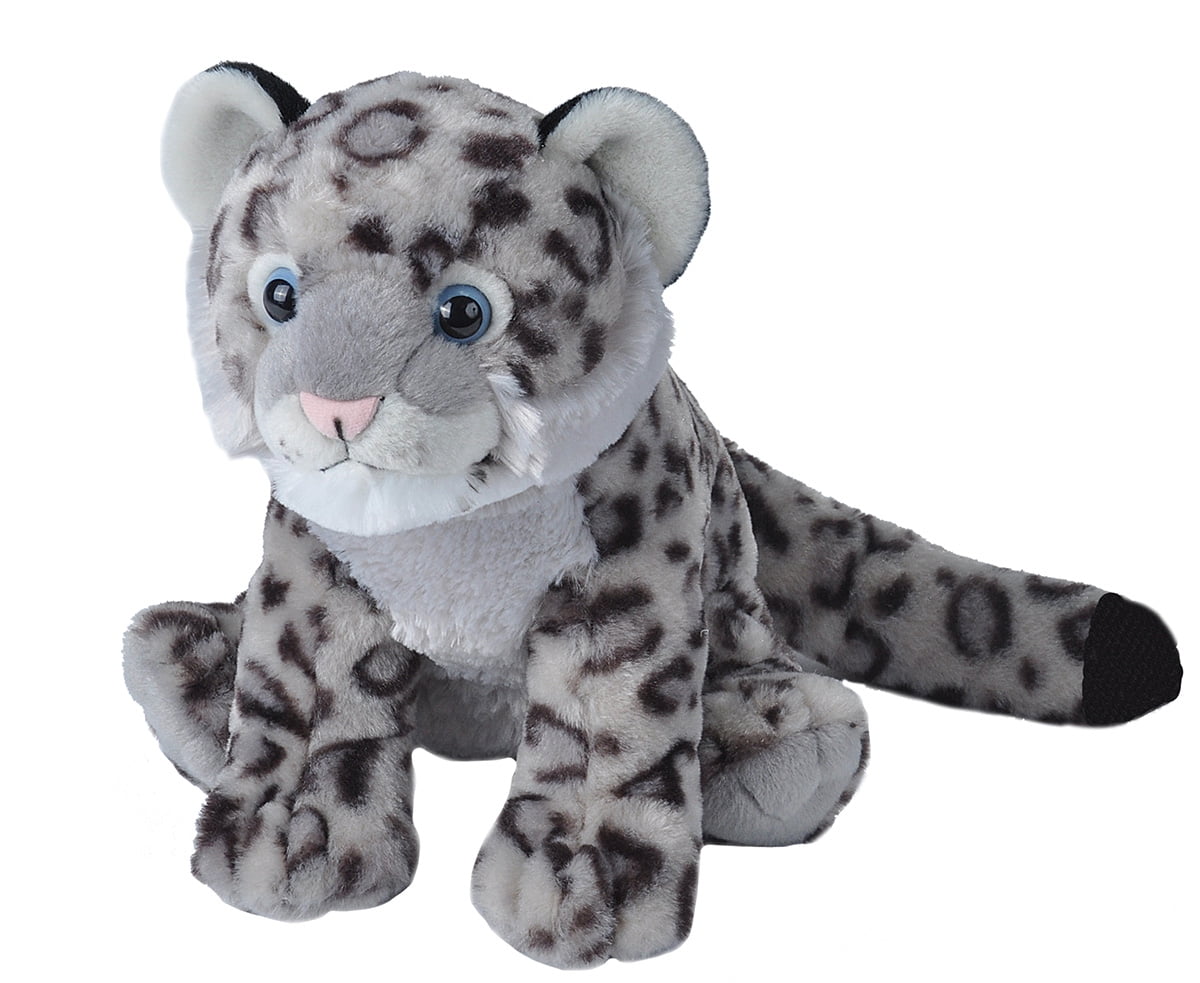 8" Snow Leopard Plush Stuffed Animal Jungle Cubbies Baby Cub 