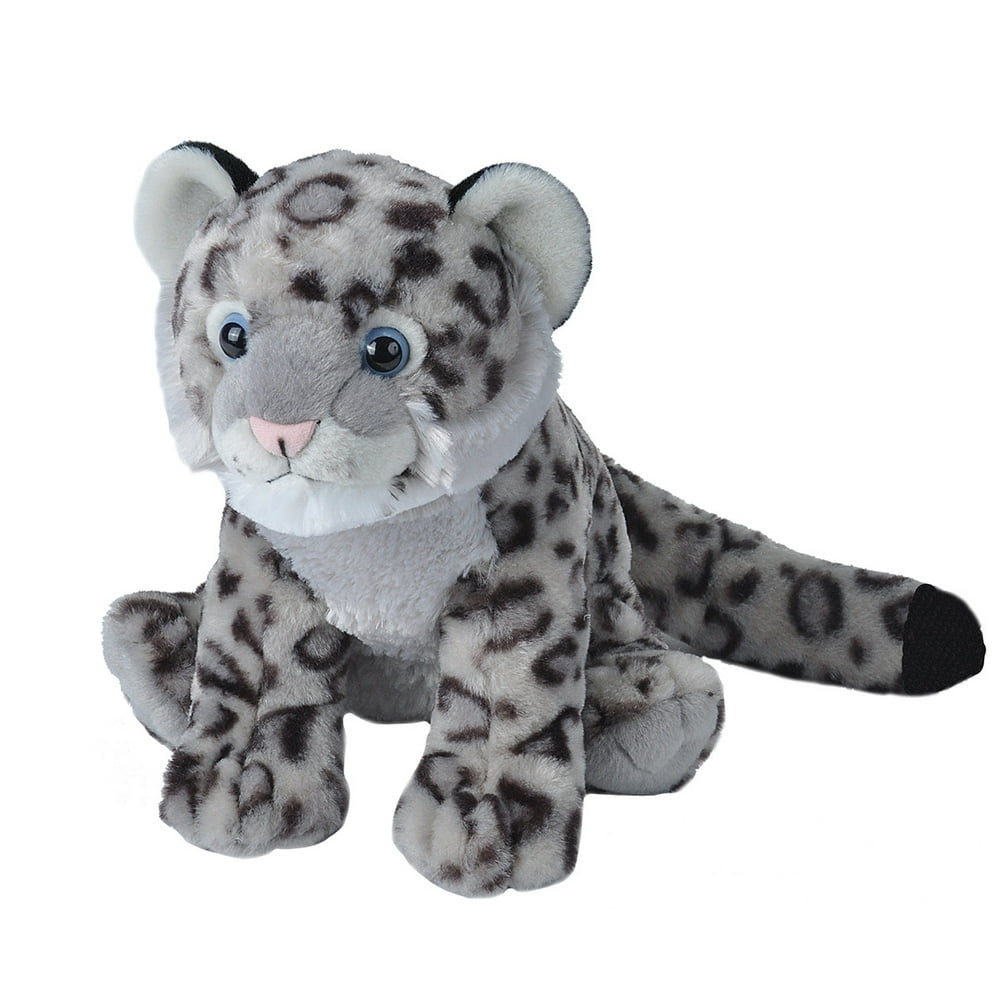 Cuddlekins Snow Leopard Cub Plush Stuffed Animal by Wild Republic, Kid Gifts, Zoo Animals, 12