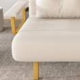 thumbnail image 3 of Canapé-lit Pliant 5-en-1 - Grand Fauteuil Convertible (Blanc), 3 of 8