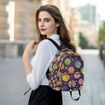 thumbnail image 6 of FORMRS Mini Backpack Purse for Women Quilted Travel Daypack Casual Shoulder Bag, Galactic Candy, 6 of 7