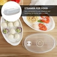 thumbnail image 3 of HLONK Vegetables Microwave Oven Steamer Steamer Cookware Pasta Steamer Pot Steamer Plate, 3 of 6