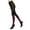Magenta-Black, variant on MeMoi Women's Sportif Rib Nylon Fashion Tights - Womens - Female (Small/Medium, Clody Skies/Black)