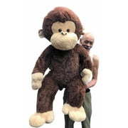 Giant Monkey Stuffed Animal Teddy Bear Jumbo Plush 4 Feet Tall Huge Plushie Large Stuff Toy Biggest Plushies
