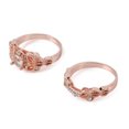 thumbnail image 2 of Clearance Jewelry Under $5 VerPetridure Women 1Pair Ring/Set Rose Gold Filled Wedding Engagement Ring, 2 of 3