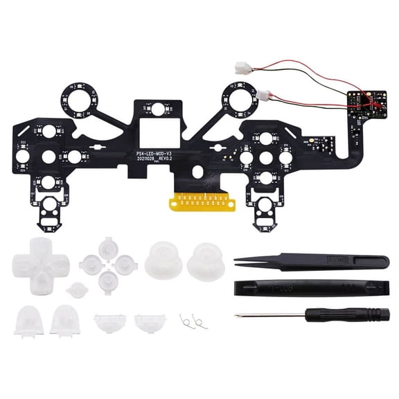 Multi-Colors Luminated D-pad Thumb Sticks LED Mod for PS4 Controller Replace
