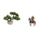 thumbnail image 5 of Bonsái Artificial Acrílico, Adorno De Caballero, Planta Artificial, Centro De Mesa, Colección, Impermeable, Decoración De Escritorio, Regalo Para El Hogar, 5 of 8