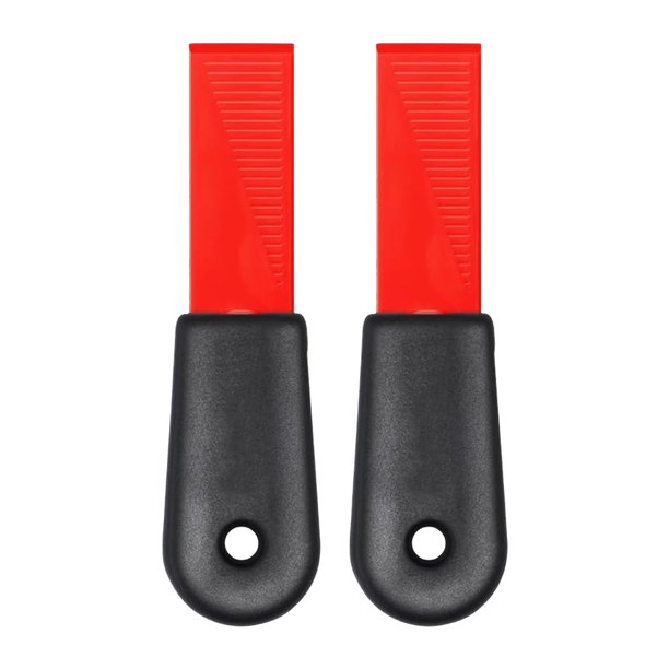 Raspador Limpieza Autoafilable Herramienta para Casera Color Rojo 2 Uds.