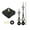 Black seconds, variant on Clock Movement High Torque for DIY Clock Quartz Clock Movement Mechanism Replace