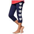 thumbnail image 6 of Toddler Kids Girls Cropped Pants Baesball Print Summer Leisure Yoga Sports for Children Girl, 6 of 8