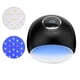 thumbnail image 4 of Lámpara de uñas LED UV de 84W, herramienta de manicura para decoración de uñas, secador de esmalte de uñas con guantes, enchufe 110-240VUS, 110-240V, negro, 4 of 8