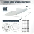 thumbnail image 4 of SortWise DIY Portable Wardrobe Closet with Hanging Rod and 5 Storage Cubes, Bedroom Armoire Storage Cube Organizer Modular Cabinet with Doors, 4 of 8