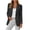 Dark Gray, variant on Blazer for Women Casual Business Work Tops Lapel Collar Long Sleeve Button Down Solid Office Blazer Jacket with Pockets Navy L