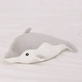 thumbnail image 4 of SDJMa Dolphin Plush Hugging Pillow, Soft Large Dolphins Stuffed Animal Toy Doll Gifts for Kids, Valentine, Christmas, Bedding(27.5"), 4 of 7