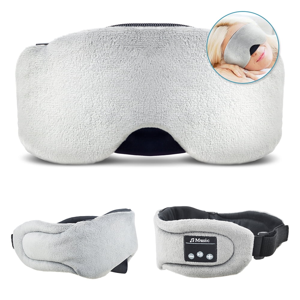 ABLEGRID Sleep Headphones Musical Eye Mask Wireless Bluetooth 5.0