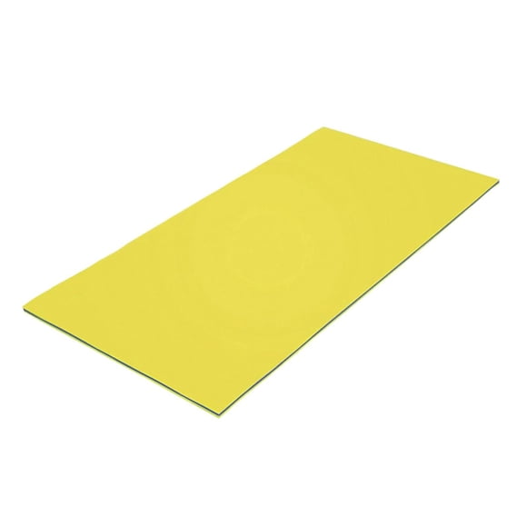 AWHAO Water Float Mat Drifting Mattress Unsinkable Rolled up Play Lightweight Foam Float Pad for Adults Outside Lake Beach Boating Yellow