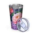 thumbnail image 2 of 16oz Tumblers Colorful Floral Pattern Stainless Steel Vacuum Insulated Double Wall Travel Tumbler Cups Mug with Lid and Straw,Cleaning Brush for Coffee,Tea, 2 of 4