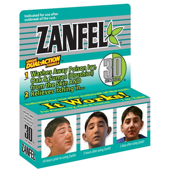 ZANFEL - Poison Ivy, Oak & Sumac Wash, 1 Oz