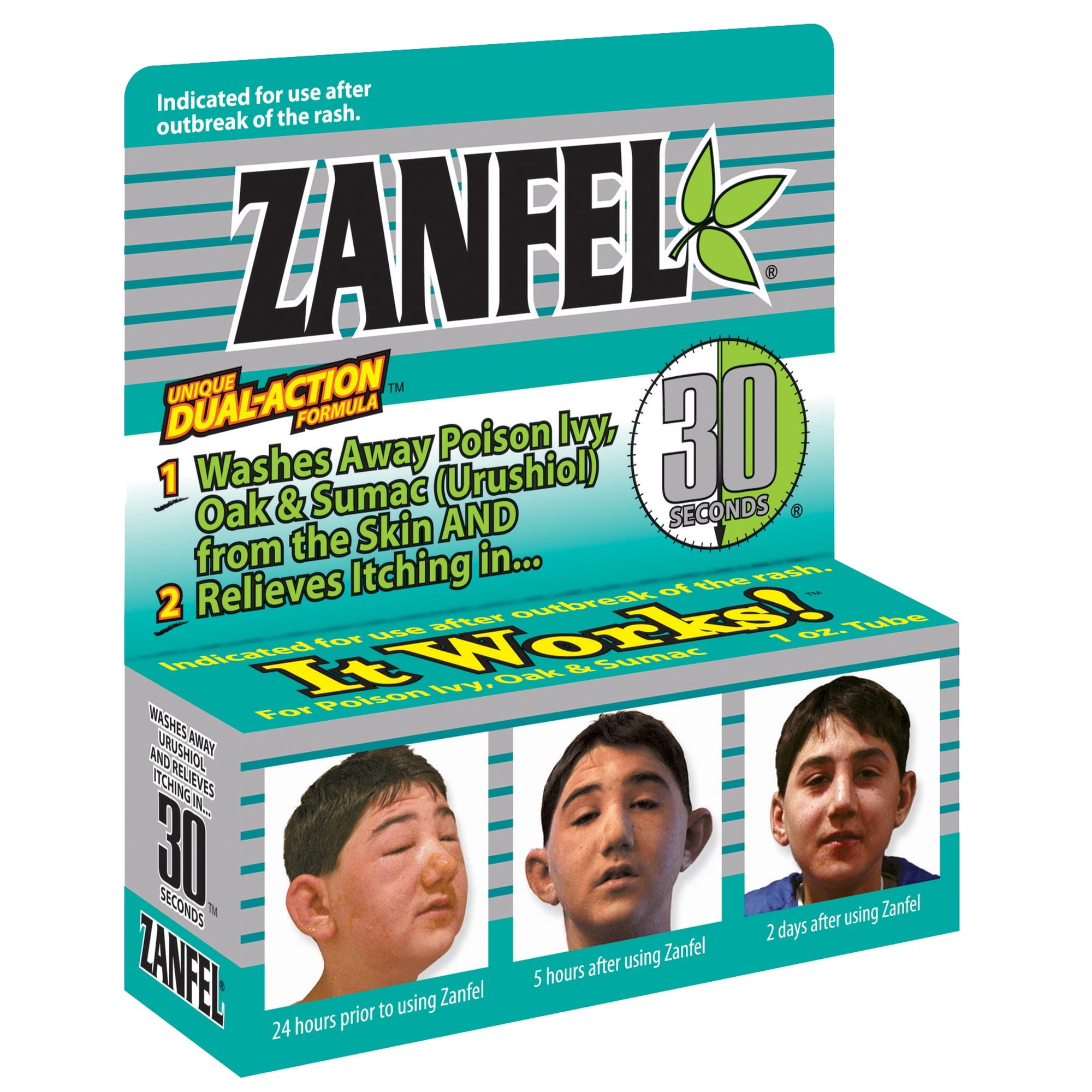 ZANFEL - Poison Ivy, Oak & Sumac Wash, 1 Oz