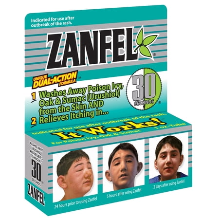 ZANFEL - Poison Ivy, Oak & Sumac Wash, 1 Oz