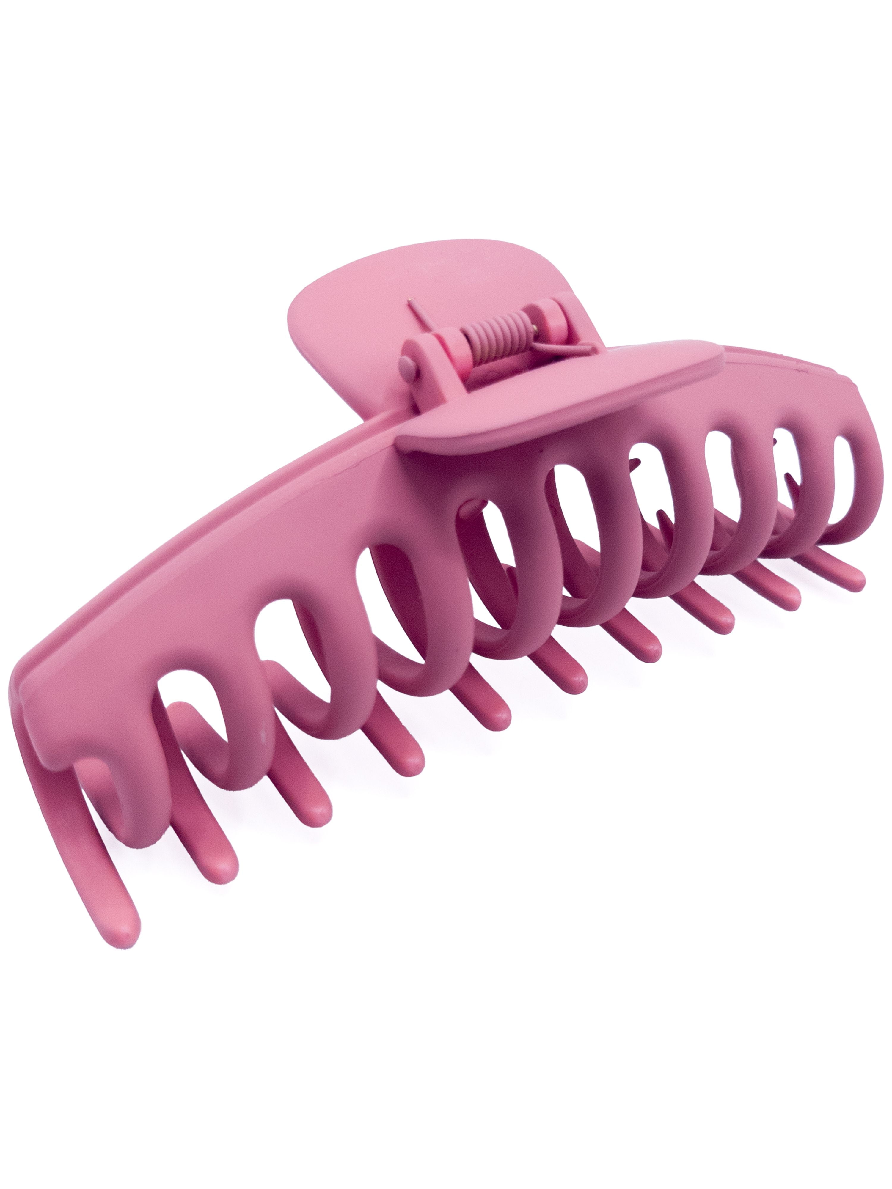 Time and Tru Women's Hair Claw Clip 2-Pack, Pink